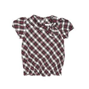 Janie and Jack Pink Label Holiday Plaid Shirt